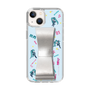 Slim Protection Case - STAND & RING RIBBON Silver［ HATSUNE MIKU - Ribbon - Instrumental - Blue ］