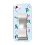 Slim Protection Case - STAND & RING RIBBON Silver［ HATSUNE MIKU - Ribbon - Instrumental - Blue ］