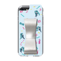Slim Protection Case - STAND & RING RIBBON Silver［ HATSUNE MIKU - Ribbon - Instrumental - Blue ］