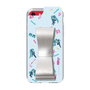 Slim Protection Case - STAND & RING RIBBON Silver［ HATSUNE MIKU - Ribbon - Instrumental - Blue ］