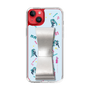 Slim Protection Case - STAND & RING RIBBON Silver［ HATSUNE MIKU - Ribbon - Instrumental - Blue ］