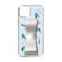 Slim Protection Case - STAND & RING RIBBON Silver［ HATSUNE MIKU - Ribbon - Instrumental - Blue ］