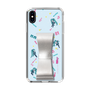 Slim Protection Case - STAND & RING RIBBON Silver［ HATSUNE MIKU - Ribbon - Instrumental - Blue ］