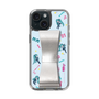 Slim Protection Case - STAND & RING RIBBON Silver［ HATSUNE MIKU - Ribbon - Instrumental - Blue ］