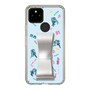 Slim Protection Case - STAND & RING RIBBON Silver［ HATSUNE MIKU - Ribbon - Instrumental - Blue ］