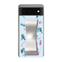 Slim Protection Case - STAND & RING RIBBON Silver［ HATSUNE MIKU - Ribbon - Instrumental - Blue ］