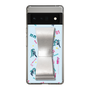 Slim Protection Case - STAND & RING RIBBON Silver［ HATSUNE MIKU - Ribbon - Instrumental - Blue ］