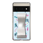 Slim Protection Case - STAND & RING RIBBON Silver［ HATSUNE MIKU - Ribbon - Instrumental - Blue ］