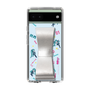 Slim Protection Case - STAND & RING RIBBON Silver［ HATSUNE MIKU - Ribbon - Instrumental - Blue ］