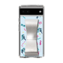 Slim Protection Case - STAND & RING RIBBON Silver［ HATSUNE MIKU - Ribbon - Instrumental - Blue ］