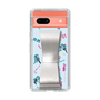 Slim Protection Case - STAND & RING RIBBON Silver［ HATSUNE MIKU - Ribbon - Instrumental - Blue ］