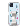 Slim Protection Case - STAND & RING RIBBON Silver［ HATSUNE MIKU - Ribbon - Instrumental - Blue ］