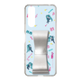 Slim Protection Case - STAND & RING RIBBON Silver［ HATSUNE MIKU - Ribbon - Instrumental - Blue ］