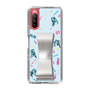 Slim Protection Case - STAND & RING RIBBON Silver［ HATSUNE MIKU - Ribbon - Instrumental - Blue ］