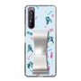 Slim Protection Case - STAND & RING RIBBON Silver［ HATSUNE MIKU - Ribbon - Instrumental - Blue ］