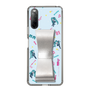 Slim Protection Case - STAND & RING RIBBON Silver［ HATSUNE MIKU - Ribbon - Instrumental - Blue ］
