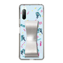 Slim Protection Case - STAND & RING RIBBON Silver［ HATSUNE MIKU - Ribbon - Instrumental - Blue ］