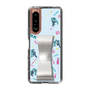 Slim Protection Case - STAND & RING RIBBON Silver［ HATSUNE MIKU - Ribbon - Instrumental - Blue ］