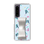 Slim Protection Case - STAND & RING RIBBON Silver［ HATSUNE MIKU - Ribbon - Instrumental - Blue ］