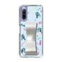 Slim Protection Case - STAND & RING RIBBON Silver［ HATSUNE MIKU - Ribbon - Instrumental - Blue ］