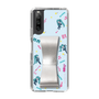 Slim Protection Case - STAND & RING RIBBON Silver［ HATSUNE MIKU - Ribbon - Instrumental - Blue ］