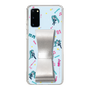 Slim Protection Case - STAND & RING RIBBON Silver［ HATSUNE MIKU - Ribbon - Instrumental - Blue ］