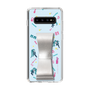 Slim Protection Case - STAND & RING RIBBON Silver［ HATSUNE MIKU - Ribbon - Instrumental - Blue ］