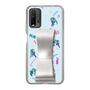 Slim Protection Case - STAND & RING RIBBON Silver［ HATSUNE MIKU - Ribbon - Instrumental - Blue ］