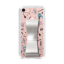 Slim Protection Case - STAND & RING RIBBON Silver［ HATSUNE MIKU - Ribbon - Instrumental - Monochrome ］
