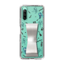 Slim Protection Case - STAND & RING RIBBON Silver［ HATSUNE MIKU - Ribbon - Instrumental - Monochrome ］