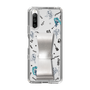 Slim Protection Case - STAND & RING RIBBON Silver［ HATSUNE MIKU - Ribbon - Instrumental - Monochrome ］