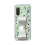 Slim Protection Case - STAND & RING RIBBON Silver［ HATSUNE MIKU - Ribbon - Instrumental - Monochrome ］