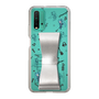 Slim Protection Case - STAND & RING RIBBON Silver［ HATSUNE MIKU - Ribbon - Instrumental - Monochrome ］