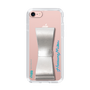 Slim Protection Case - STAND & RING RIBBON Silver［ HATSUNE MIKU - Ribbon - Logo ］