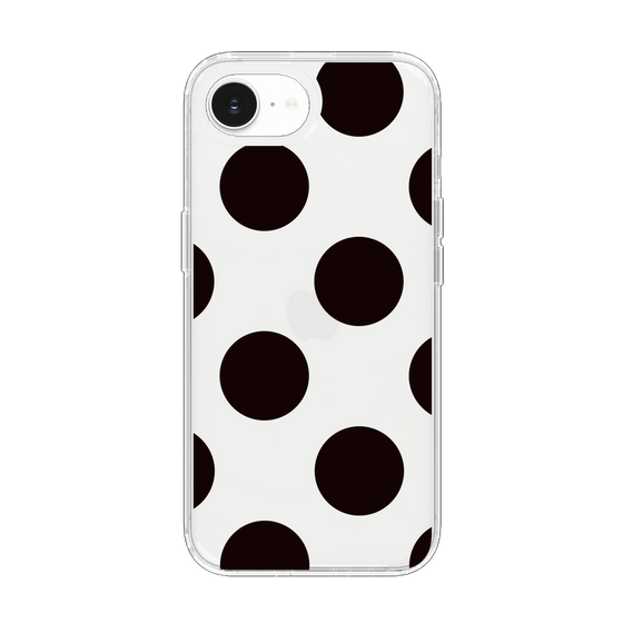 Slim Protection Case［ Simple Dot - Black ］