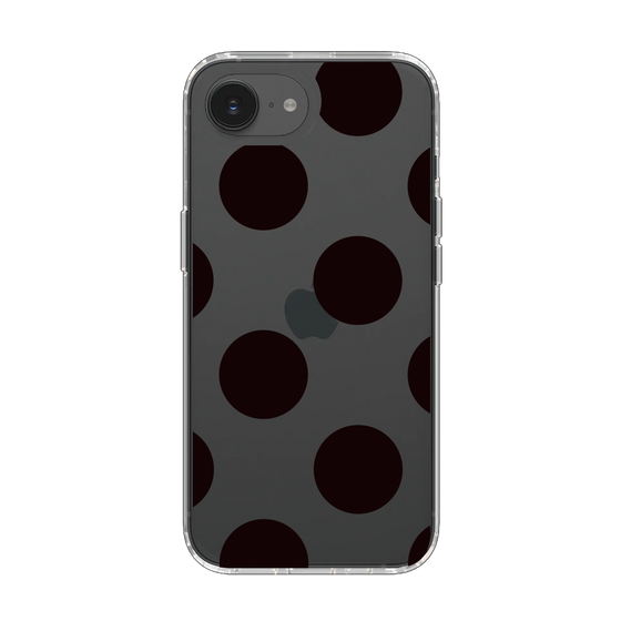 Slim Protection Case［ Simple Dot - Black ］