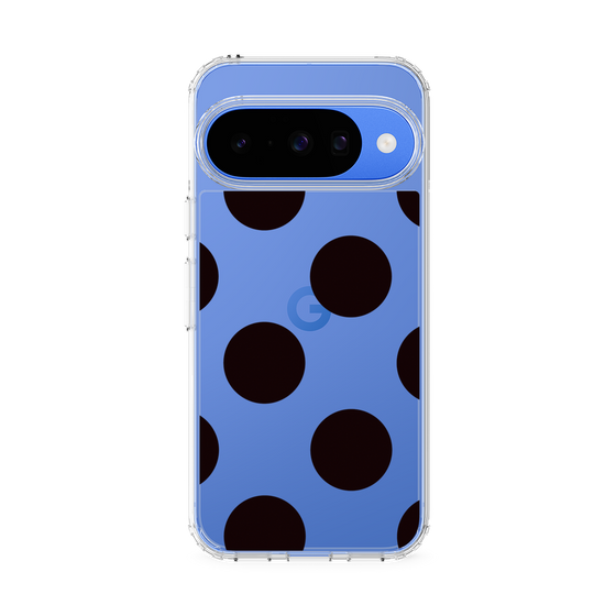 Slim Protection Case［ Simple Dot - Black ］
