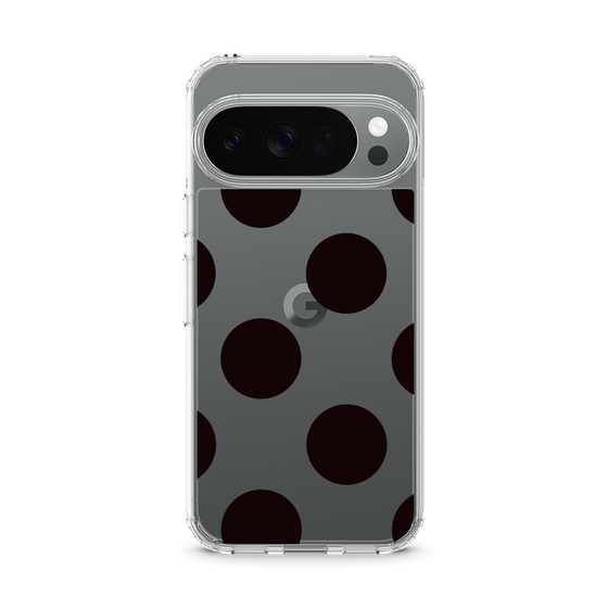 Slim Protection Case［ Simple Dot - Black ］