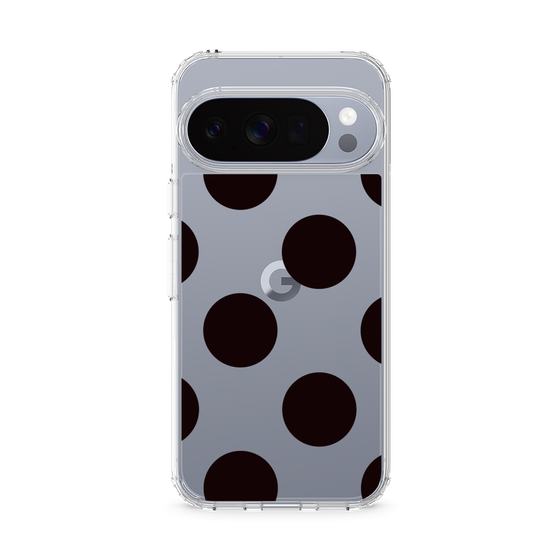 Slim Protection Case［ Simple Dot - Black ］