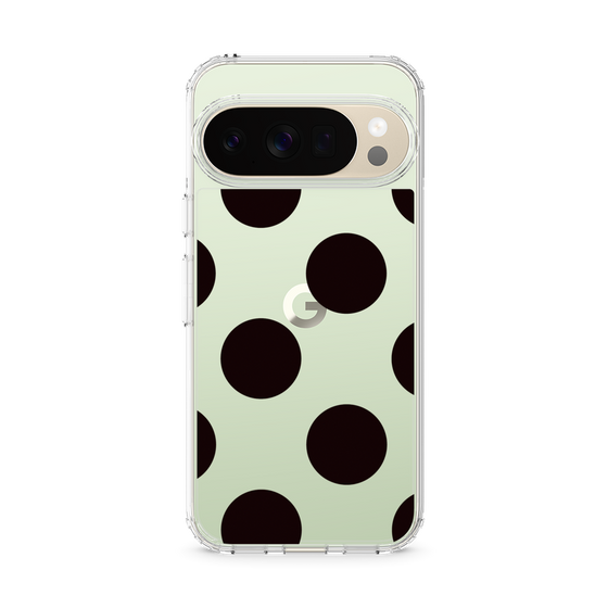 Slim Protection Case［ Simple Dot - Black ］
