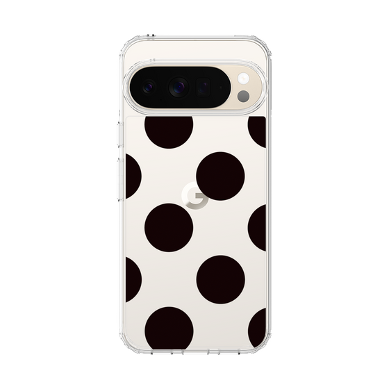 Slim Protection Case［ Simple Dot - Black ］