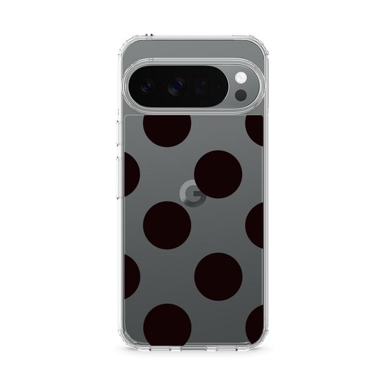 Slim Protection Case［ Simple Dot - Black ］