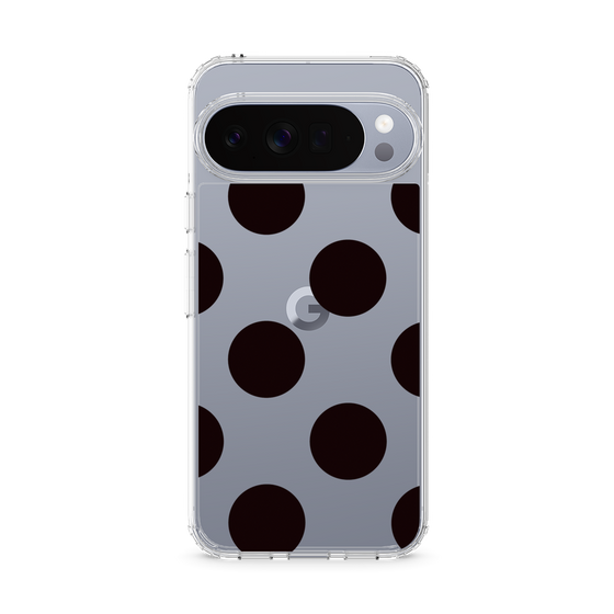 Slim Protection Case［ Simple Dot - Black ］
