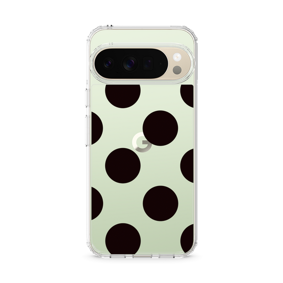 Slim Protection Case［ Simple Dot - Black ］