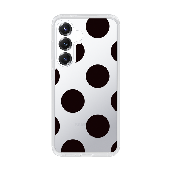 Slim Protection Case［ Simple Dot - Black ］