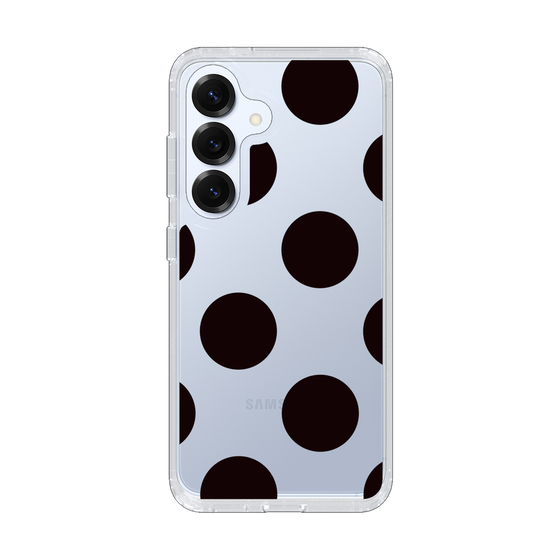 Slim Protection Case［ Simple Dot - Black ］