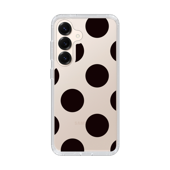 Slim Protection Case［ Simple Dot - Black ］