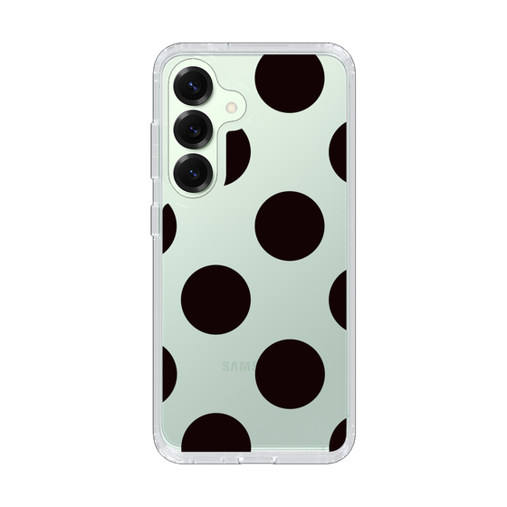 Slim Protection Case［ Simple Dot - Black ］