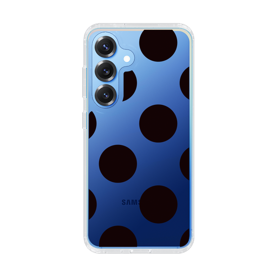 Slim Protection Case［ Simple Dot - Black ］