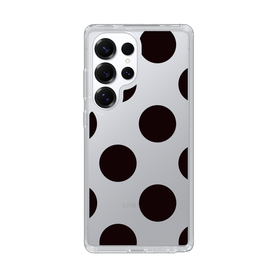 Slim Protection Case［ Simple Dot - Black ］